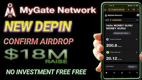 MyGate Network New DePin mining Airdrop 💸 $500 To $100 Par user profit #Airdrop