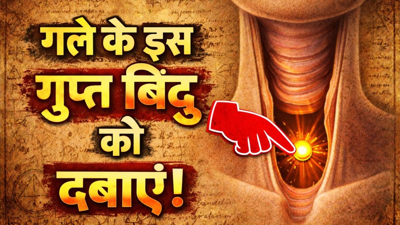 गले में छिपा गुप्त बिंदु- छूते ही चमत्कार होता है | Secret point inside your throat