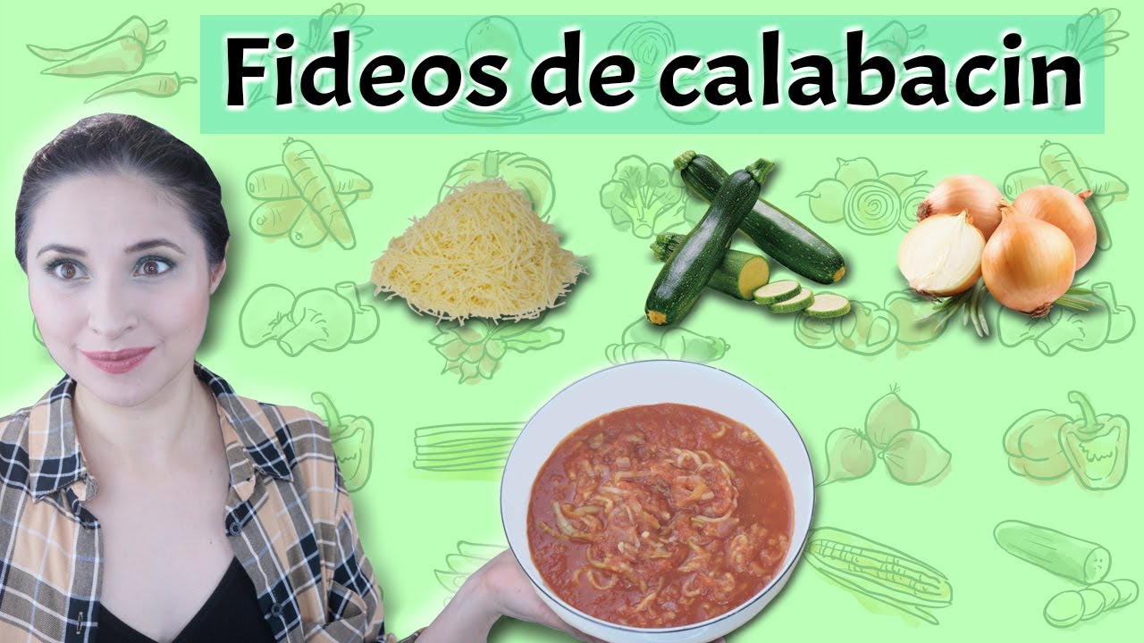 Fideos de calabacín