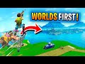 WORLD'S 1st SPAWN ISLAND AND *BACK* TRIP In Fortnite Battle Royale!