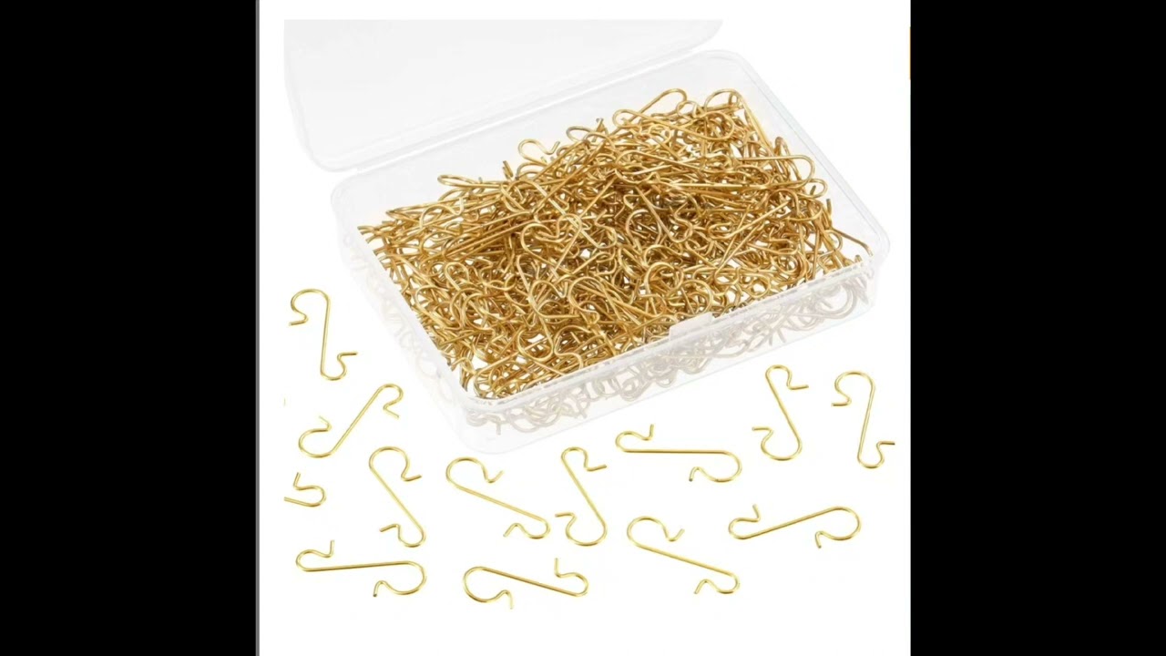 Tatuo 280 Pcs Christmas Ornament Hooks