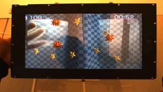 Virtual Transparency Aided Back Touch