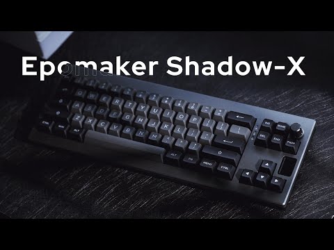 New Released EPOMAKER Shadow-X: 70% Gasket Mount Mechanical Keyboard with a customizable LCD Screen