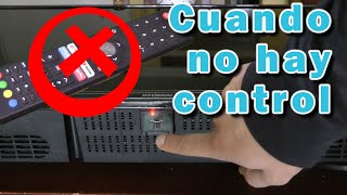 TV without buttons and without control: What to do?!