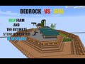 Kelp Farm and the Ultimate Stone Generator in Skyblock Bedrock vs Java pt9