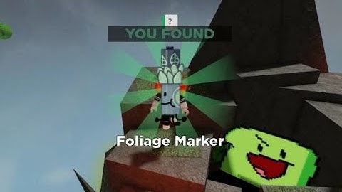 How to get FOLIAGE marker in FIND THE MARKERS Roblox [ Updated 2025 ]