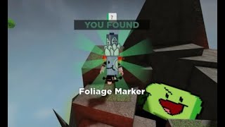 How to get FOLIAGE marker in FIND THE MARKERS Roblox [ UPDATED 2024 ]