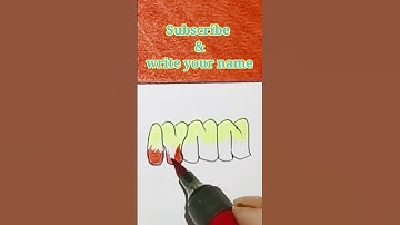 On request Name writing || Bubble letters name writing || #alphabets #calligraphy #art #name