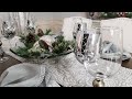 CHRISTMAS/THANKSGIVING DIY BLING NAPKINS/ PLUS TABLESCAPE