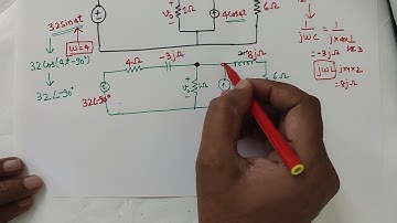 Problem solving using nodal voltage analysis for sinusoidal input | steady state analysis|