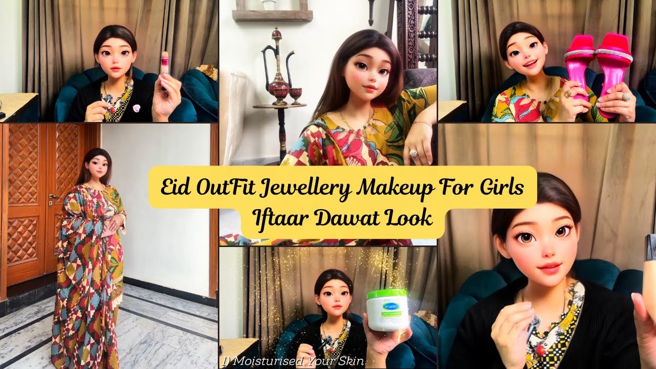 🌙 Eid Makeup, Jewelry & Hairstyle Ideas for a Perfect Look | Iftaar Dawat 🌙
