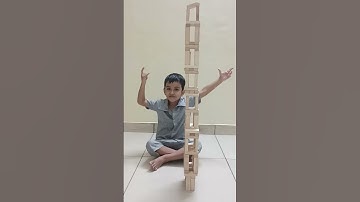 Tumbling Tower New Design - Play Time with Jenga Blocks #jenga #woodenblocks #tumblingtower #games