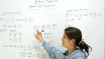 Matrices and Determinants | Business Maths | Class 12 | NEB Exam Preparation | Explained in Nepali