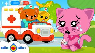 Wheels On The Ambulance Song Help My Boo Boo Kids Songs & Nursery Rhymes By Plim Plim