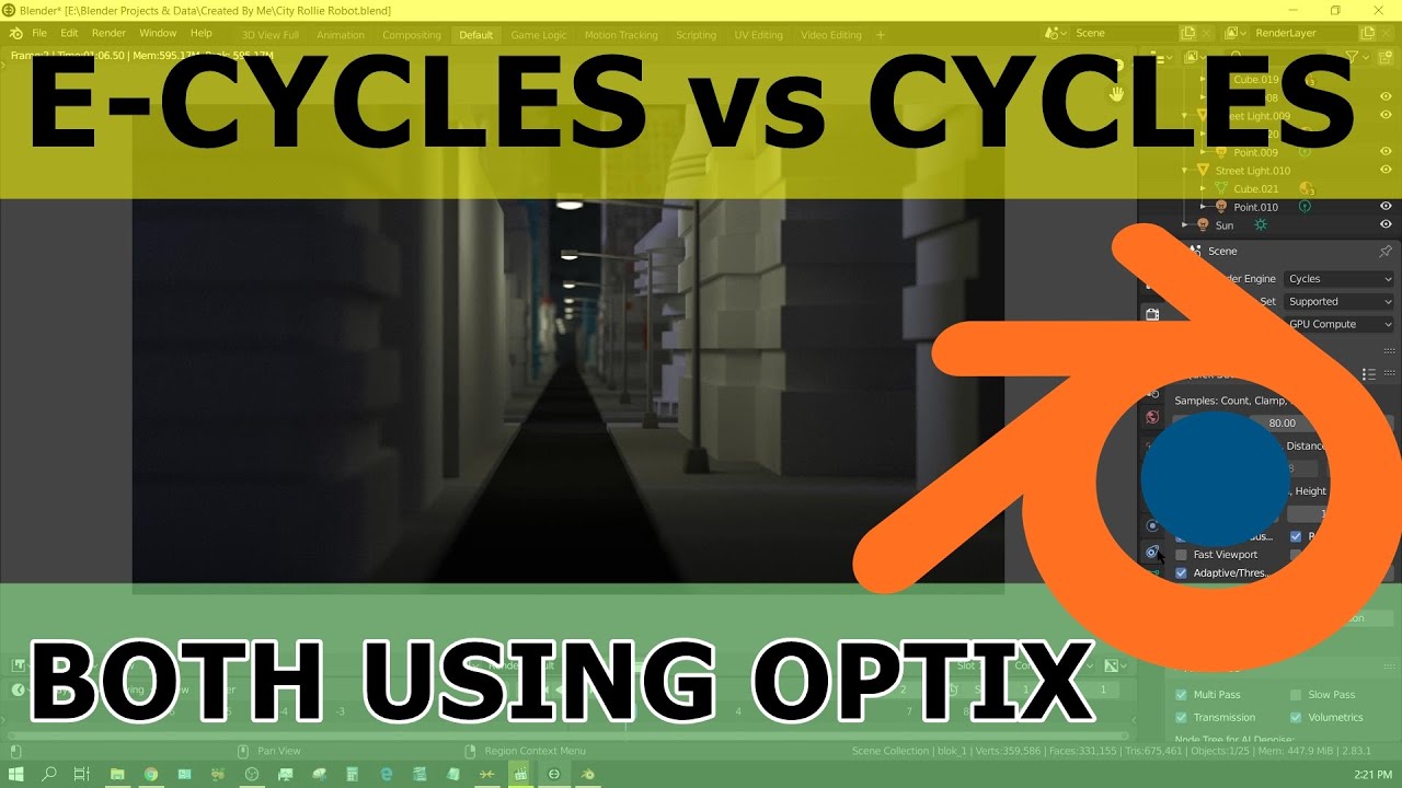 Scene Cycles vs - Blender - YouTube