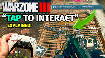 TAP TO INTERACT IN WARZONE 3: Call of Duty INTERACTION BEHAVIOUR EXPLAINED (Warzone 3)