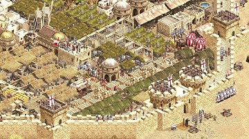 Intense 2v2 Multiplayer Skirmish — Stronghold Crusader Definitive Edition