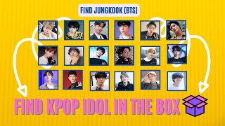 [KPOP GAME] FIND THE KPOP IDOL IN THE BOX #1