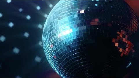 Shiny Disco Ball Stock Video