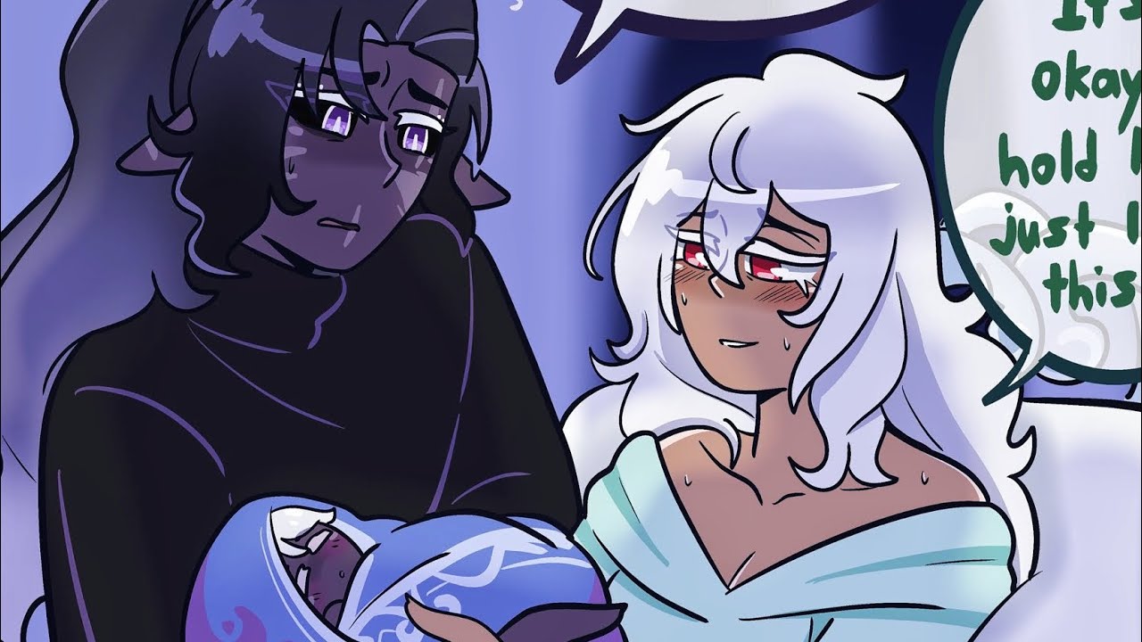 Meet Lily and Silentsalt's baby😭?,Shadow milk x Pure Vanilla,Therapist AU⚠️Cookie run,🍪Comic dub🌼