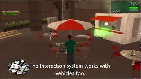 MTA SA: Projekt X Roleplay dev Video #2: Interaction & Object movement