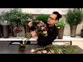 Hand tied bouquet master class at the jane packer flower school london