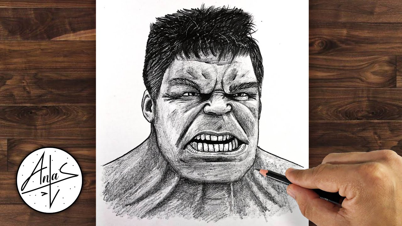 How To Draw HULK Drawing Tutorial (step by step) YouTube