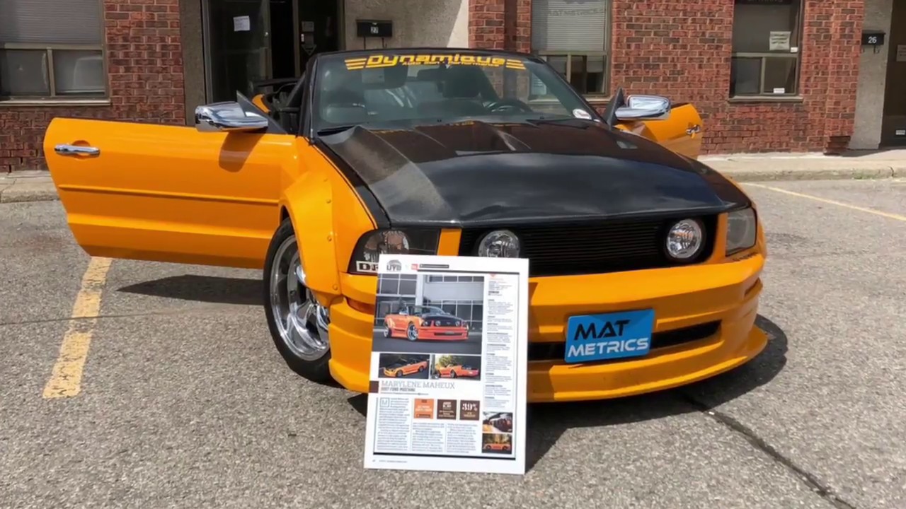 MatMetrics.ca - Ford Mustang Custom Fit Car Floor Mats