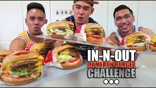 IN-N-OUT HOMERUN BURGER CHALLENGE!!!