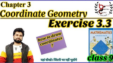 class 9 math | chapter 3 | Exercise 3.3 | Coordinate Geometry | NCERT solution | Draw coordinates