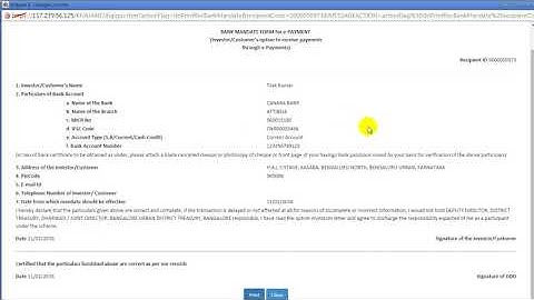 Existing recepent map in ddo
