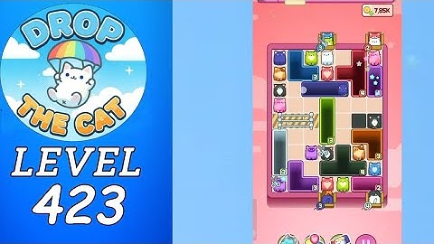 Drop The Cat Level 423 Walkthrough