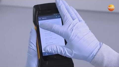 Measurements in a cleanroom with the testo 400.