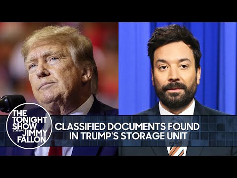 Classified documents found in trump's storage unit, trump's event with qanon conspiracy theorist