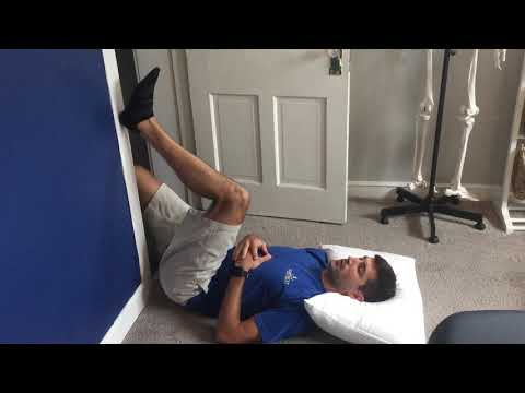 Doorframe hamstring active elongation