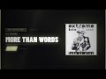 EXTREME - More Than Words | Bass Backing Track (No Bass)