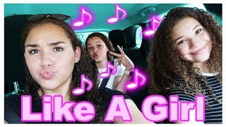 Haschak Sisters - Like A Girl (Carpool Karaoke) Resimi