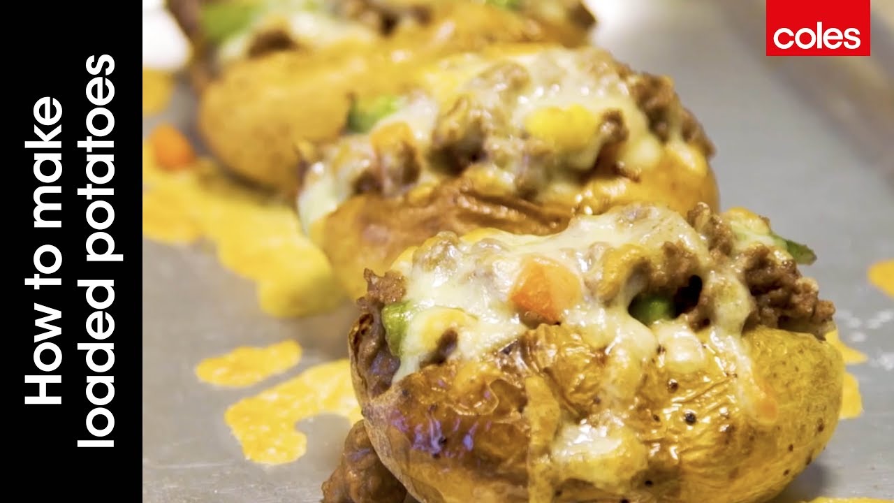 This is how to make loaded potatoes - YouTube