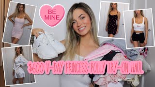 My FAVORITE $600 Princess Polly Try-On Haul Yet!!!! | V-Day Style