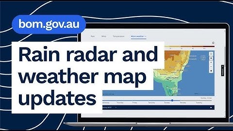 Website update 10 Dec 2025: Rain radar and weather maps