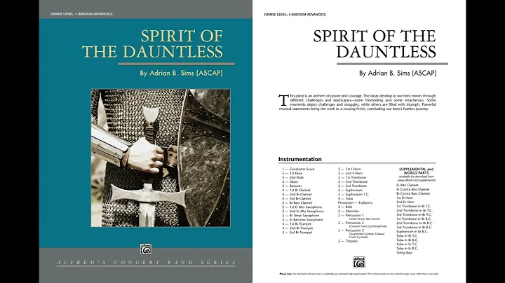 Spirit of the Dauntless, by Adrian B. Sims  Score ...