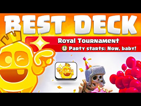 Best Deck for Royal Tournament in Clash Royale! Win Exclusive Emote!