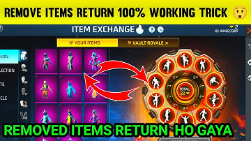 MELTING VAULT EVENT REMOVED BUNDLE RETURN 100% Working 😲