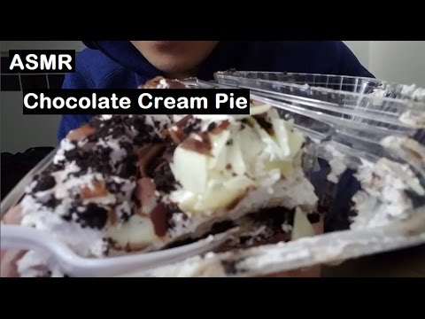 ASMR: Shari's CHOCOLATE Cream Pie | Eating Sounds | Eating Show | JaySMR