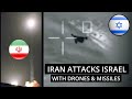🔴 Iran Launched Large Scale Missile &amp; Drone Attack On Israel • IDF Foiled Most Of It
