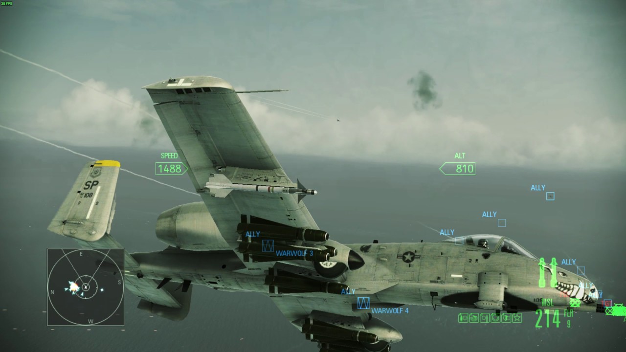 Ace Combat  Assault Horizon A10 warthog