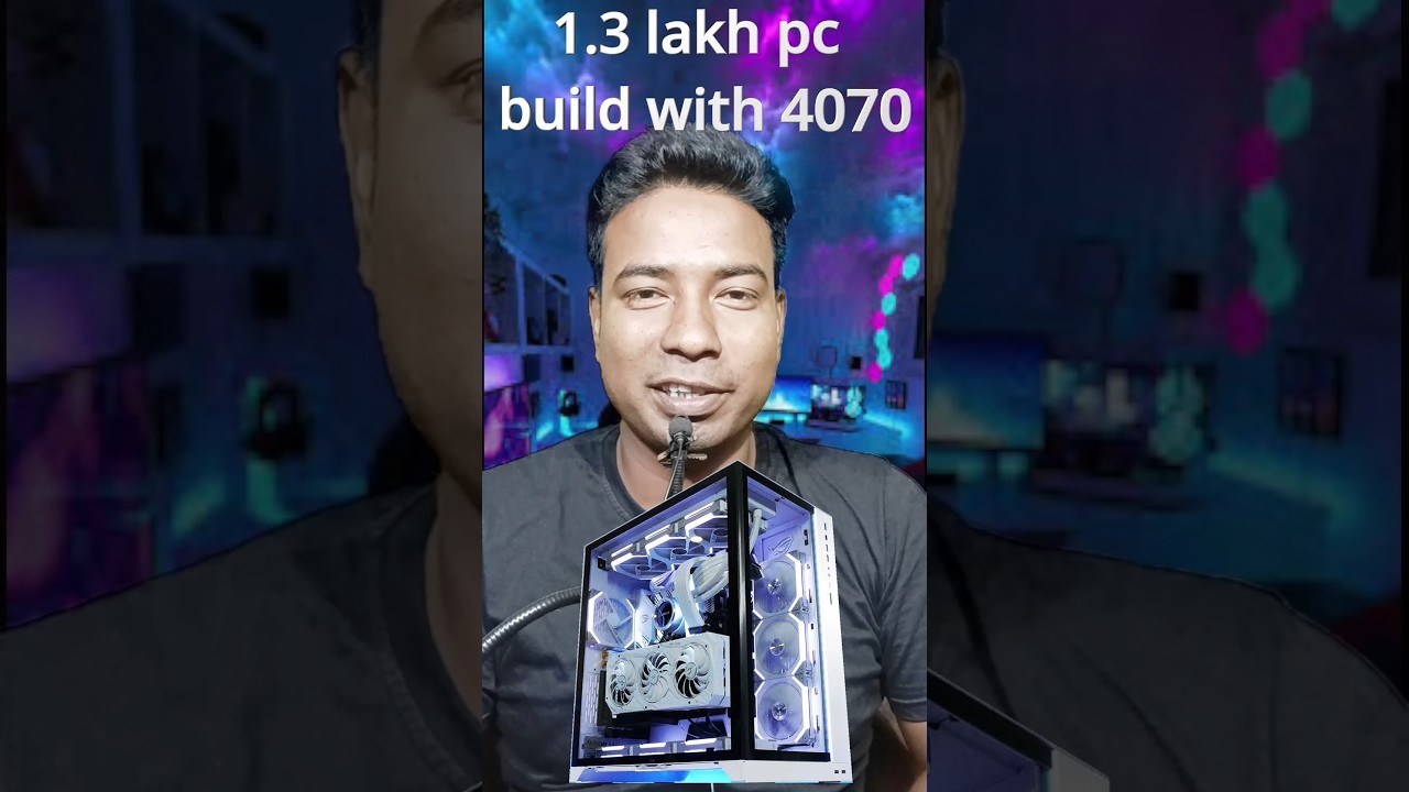 RTX 4070 + Ryzen 7 7700X PC Build for Creators & Gamers: Full Breakdown ! under 1.3 lakh !