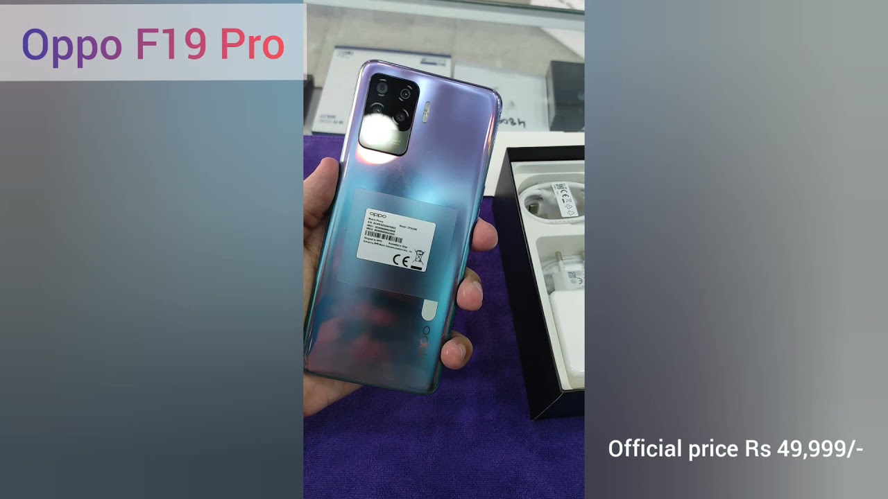OMG ! What a Look | Oppo F19 pro Unboxing and specifications