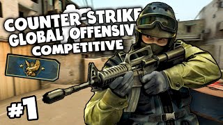 MY FIRST RECORDED MATCH! - Counter-Strike: Global Offensive Competitive #1