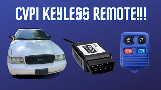 Keyless Remote 20082011 Crown Vic Police Interceptor